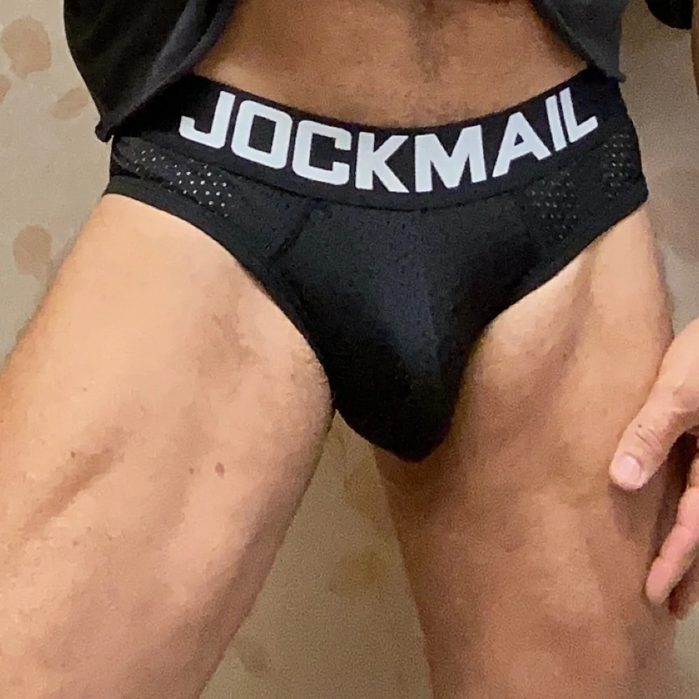 Jockmail, black mesh brief. - Picture 1 of 5